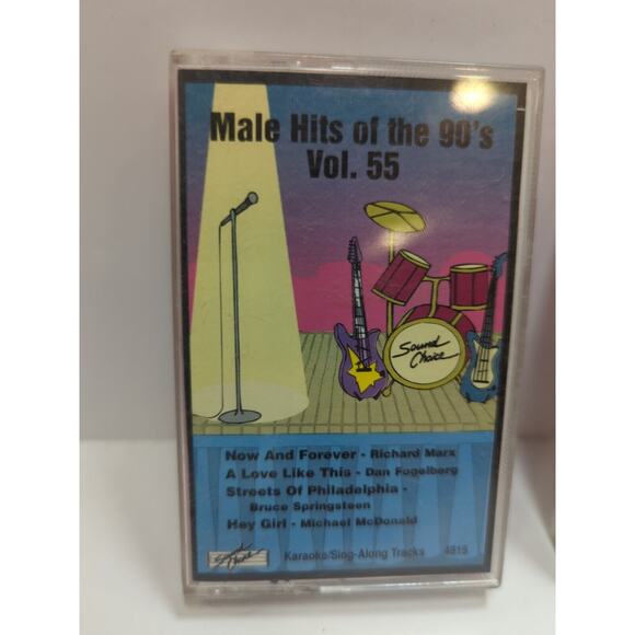 SOUND CHOICE Karaoke Sing Along Tracks Cassette Male Hits 90s, Madonna Hits - Picture 2 of 5